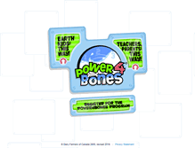 Tablet Screenshot of power4bones.com